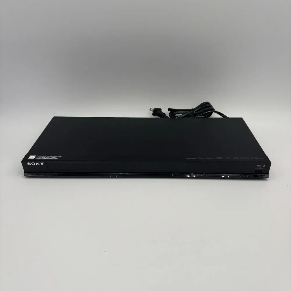 Sony BDP-S380 Blu-ray Disc DVD Player HDMI USB WiFi Ready Black NO REMOTE Teste